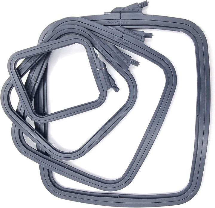 Plastic Square Hoop by Nurge 170-13 Anthracite