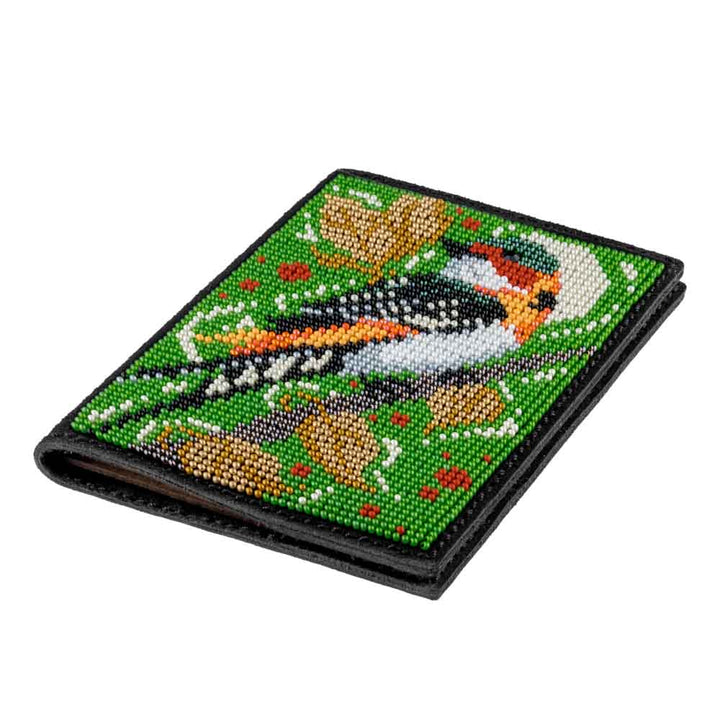 Bead embroidery kit on artificial leather FLBB-059