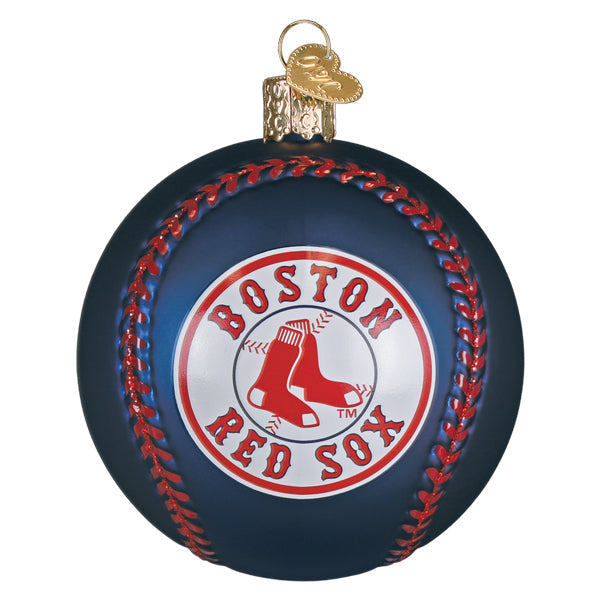 Red Sox Baseball Ornament