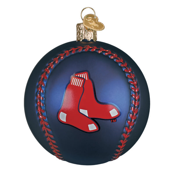 Red Sox Baseball Ornament