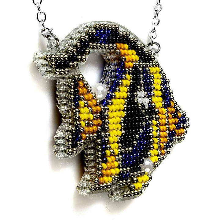 Set for embroidery with beads on a plastic base FLPL-101