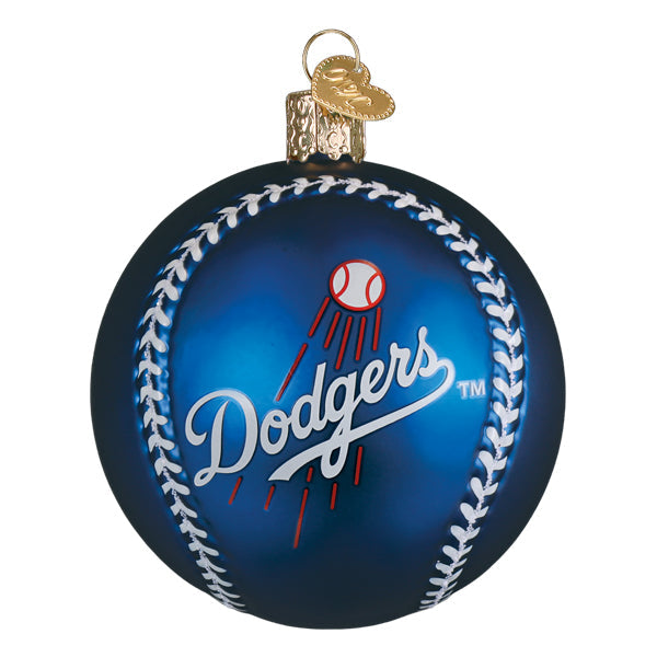 Dodgers Baseball Ornament