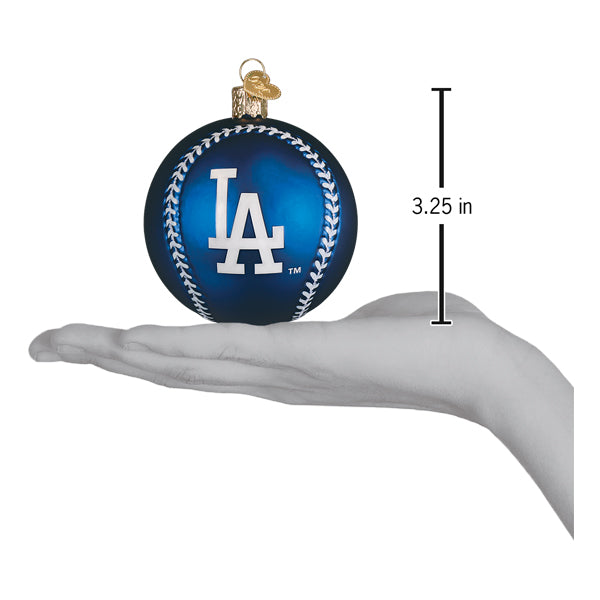 Dodgers Baseball Ornament
