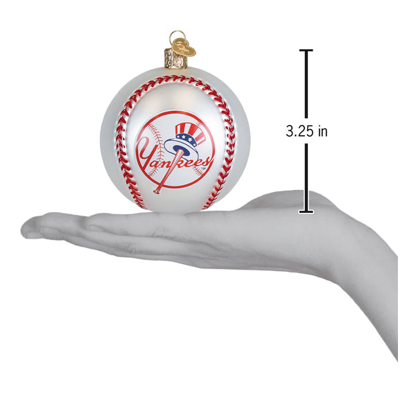 Yankees Baseball Ornament