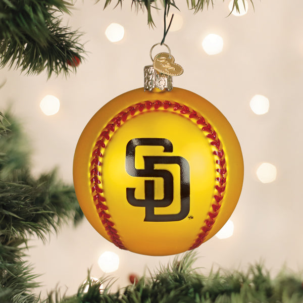 Padres Baseball Ornament