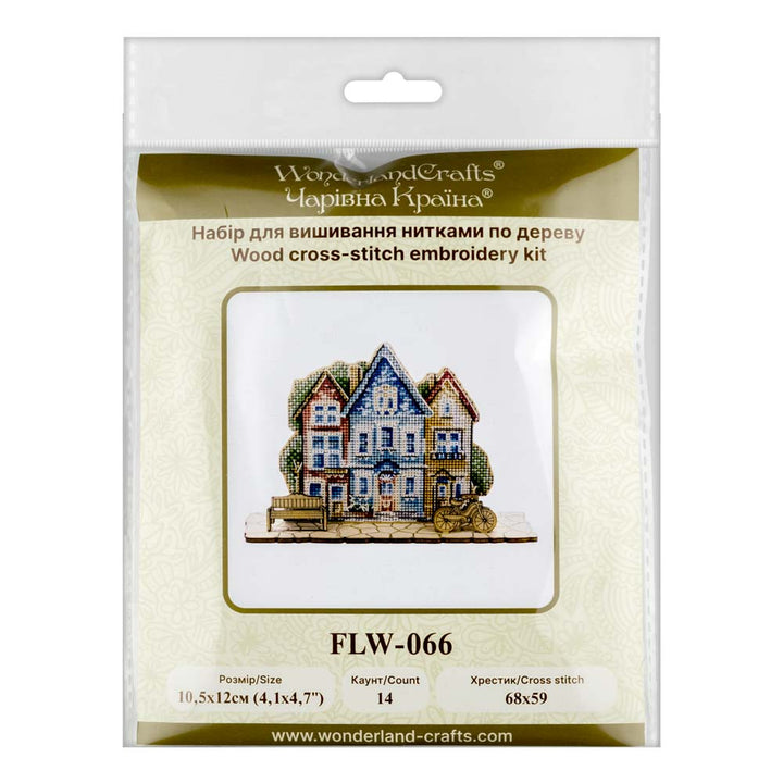 Wooden Cross-Stitch Kit ‚Äì ‚ÄúWay Home‚Äù FLW-066