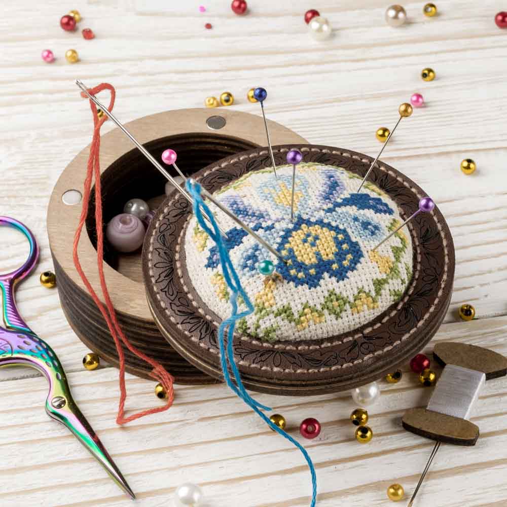 Pincushion Kit ‚Äì ‚ÄúIrises‚Äù FLTL-081