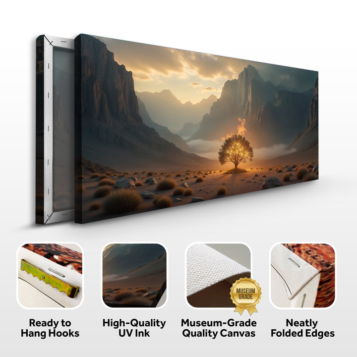 Burning Bush - Faith Wall Art XII