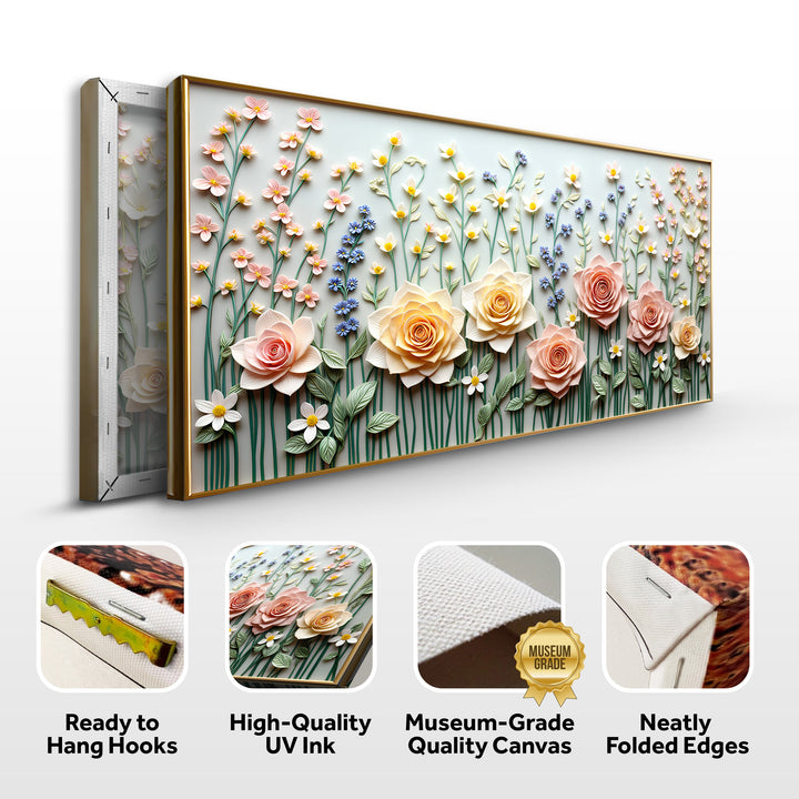 Garden Rhapsody Impasto Wall Art