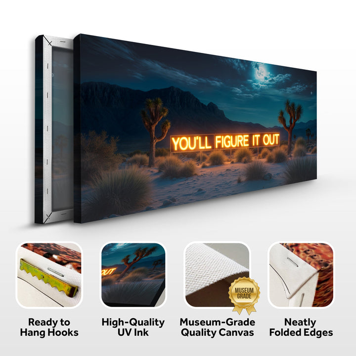 You'll Figure It Out Motivational Wall Sign