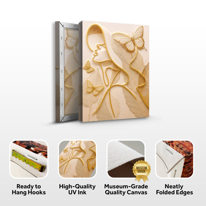 Minimalist Woman Line Wall Art