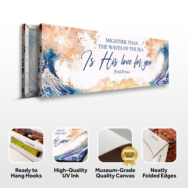 Mightier Than the Waves of the Sea Psalm 93:4 Faith Sign IV