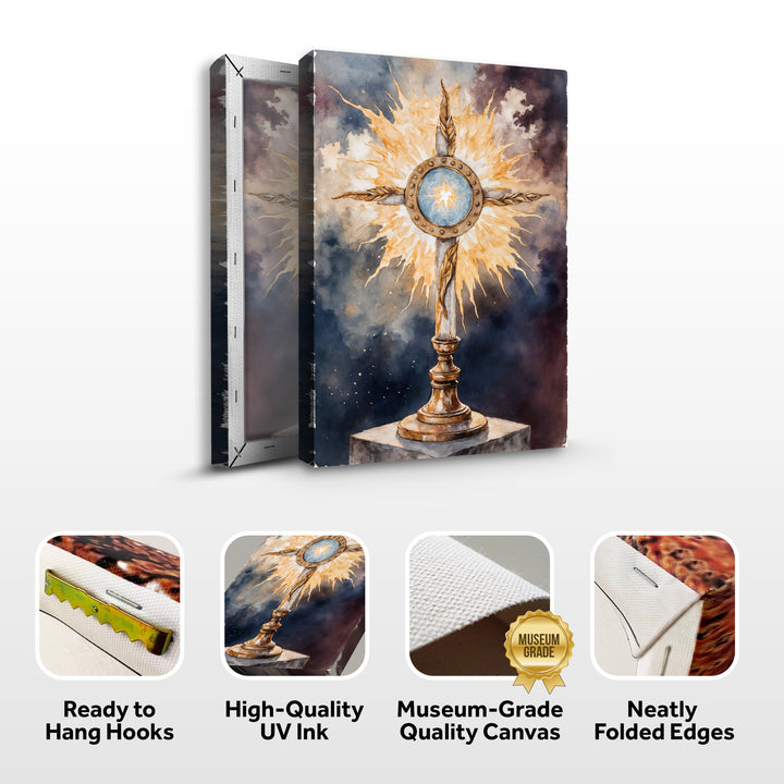 Holy Eucharist in Monstrance Faith Wall Art II