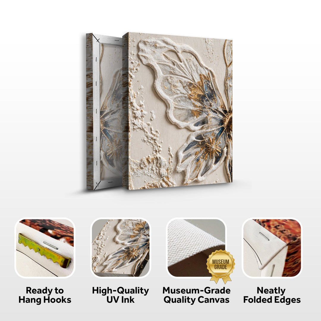 Half Butterfly Wall Art