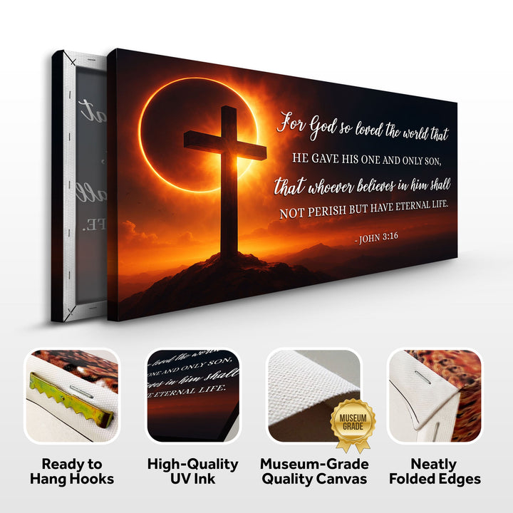 John 3:16: For God So Loved The World Faith Sign IV