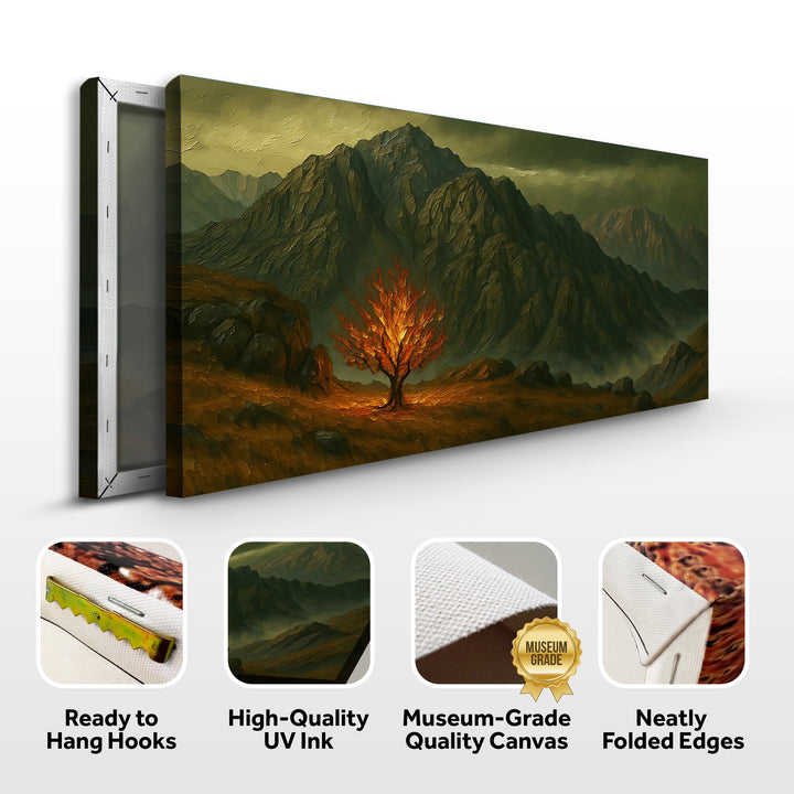 Burning Bush - Faith Wall Art III