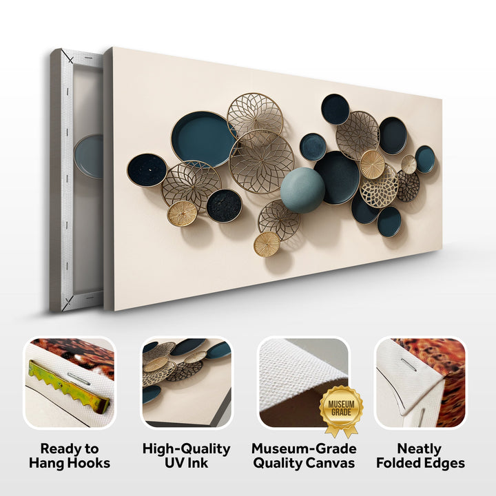 Lotus Leaf Abstract Wall Art