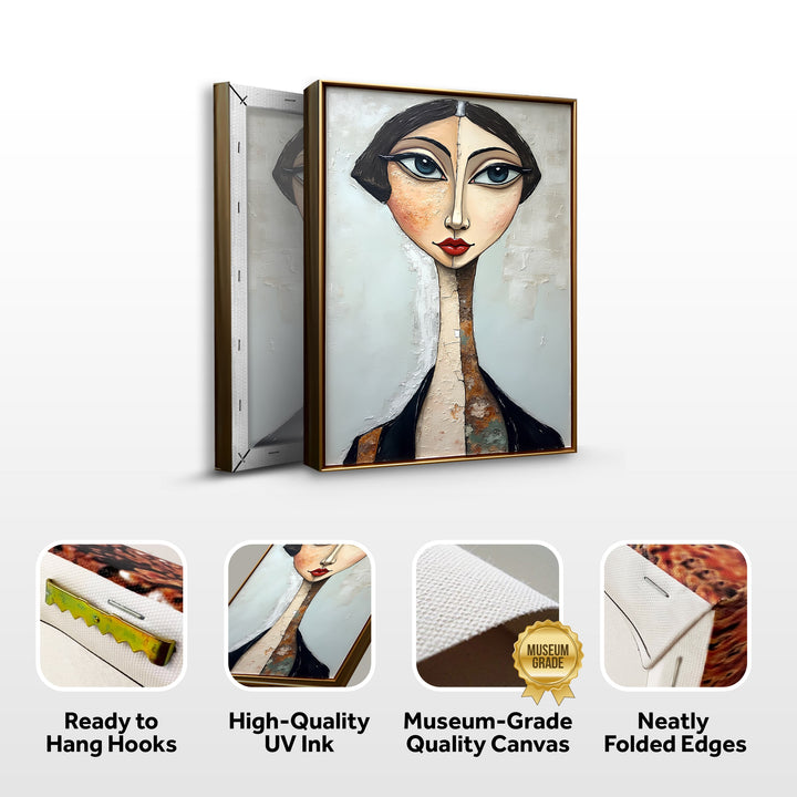Serene Graze Figurative Impasto Wall Art