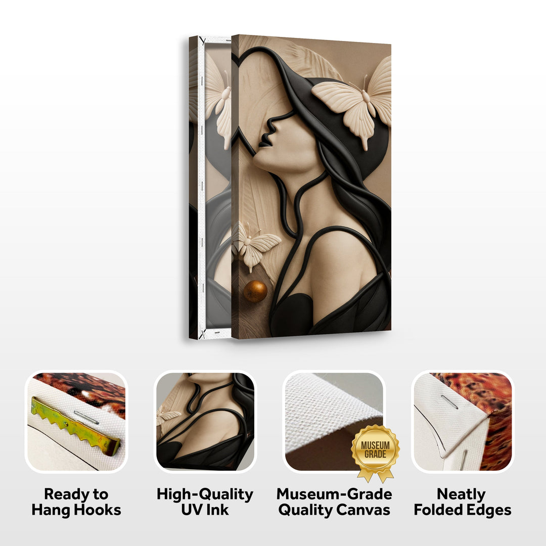 Woman's Delicate Lines Wall Art