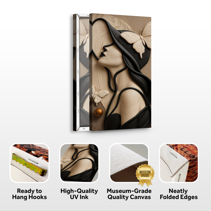 Woman's Delicate Lines Wall Art