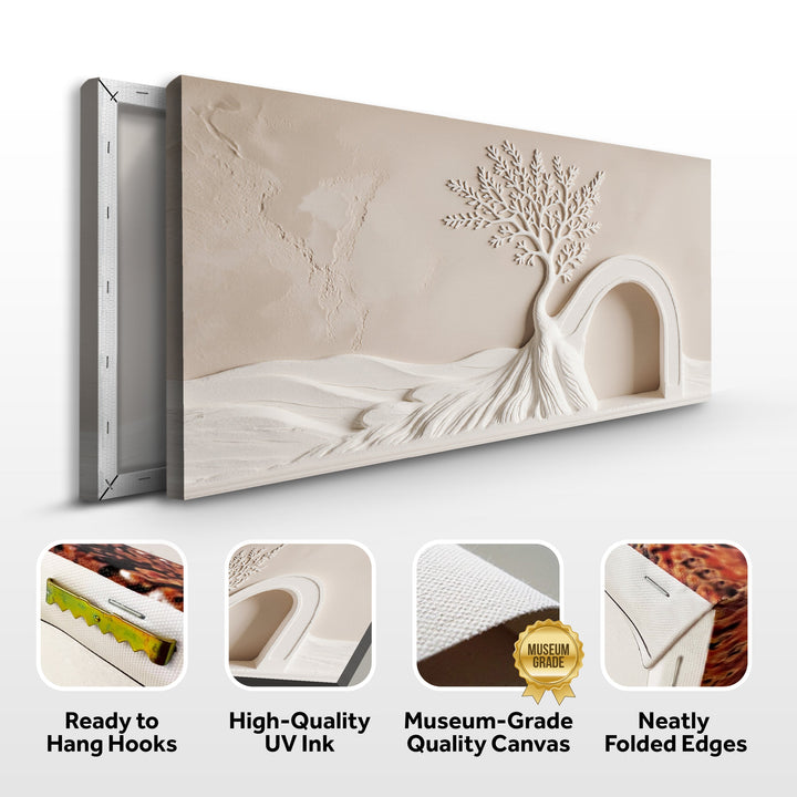 He Is Risen Abstract Wall Art