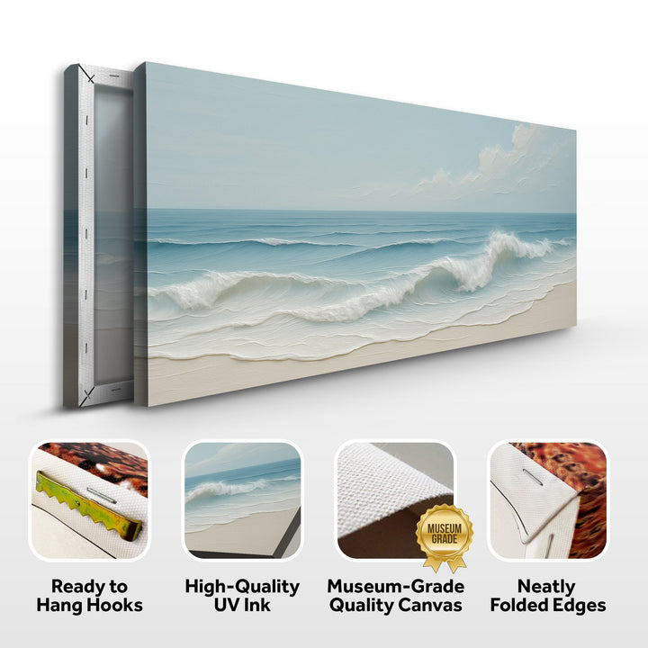 Serene Ocean Wave Coastal Wall Art VIII