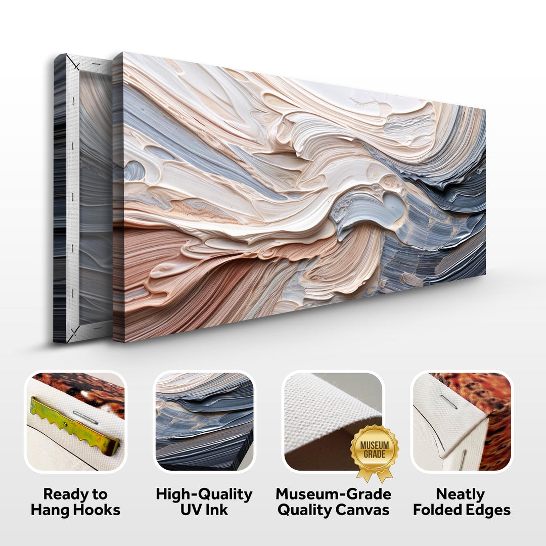 Rough Minimalist Impasto Wall Art