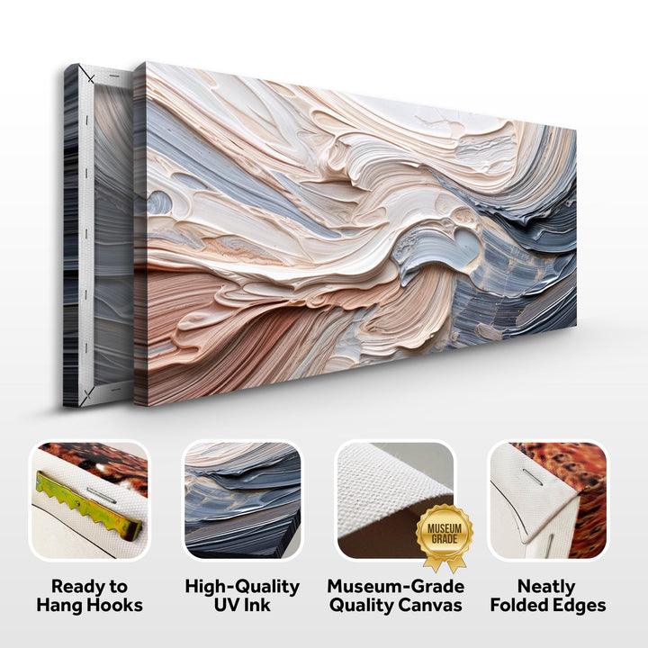 Rough Minimalist Impasto Wall Art