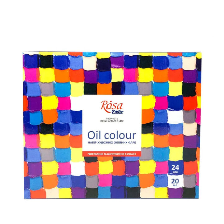 Rosa Studio Oil Paint Set 24 colors (0.68 oz each)