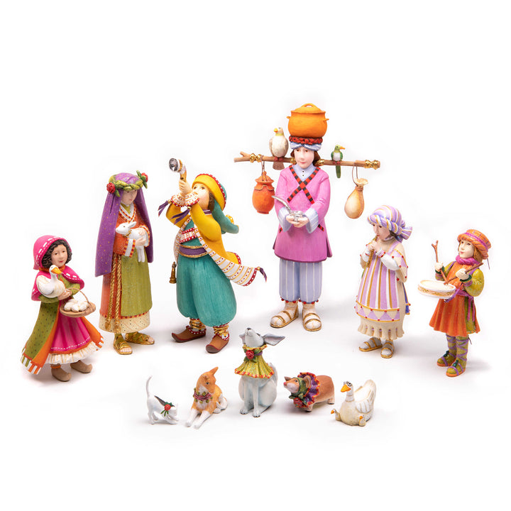Nativity Manger Figures Set by Patience Brewster