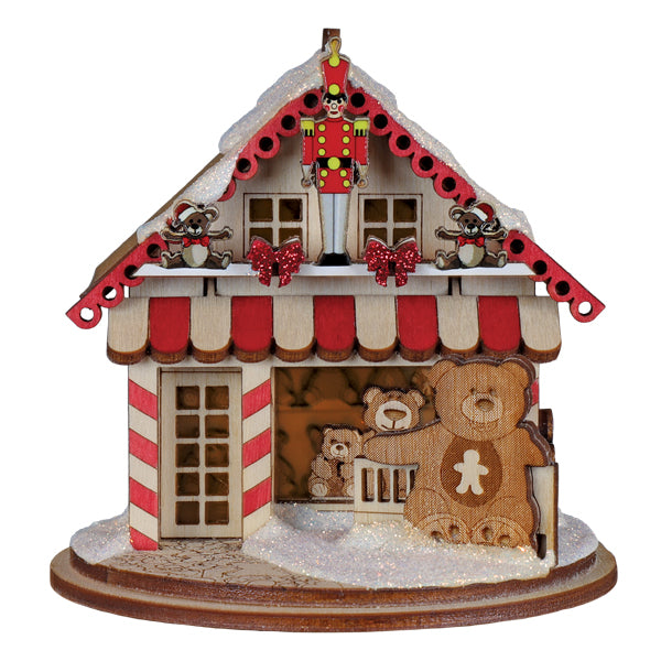 Teddy Bear Shop Ornament