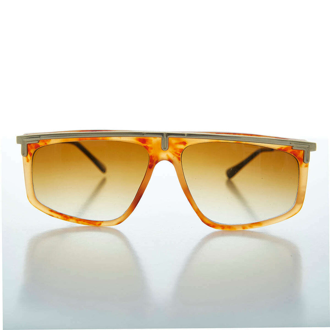 80s Hip Hop Flat Top Vintage Sunglass - Rome