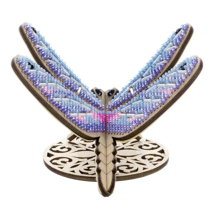 Wooden Bead Embroidery Kit ‚Äì ‚ÄúDragonfly‚Äù FLK-584