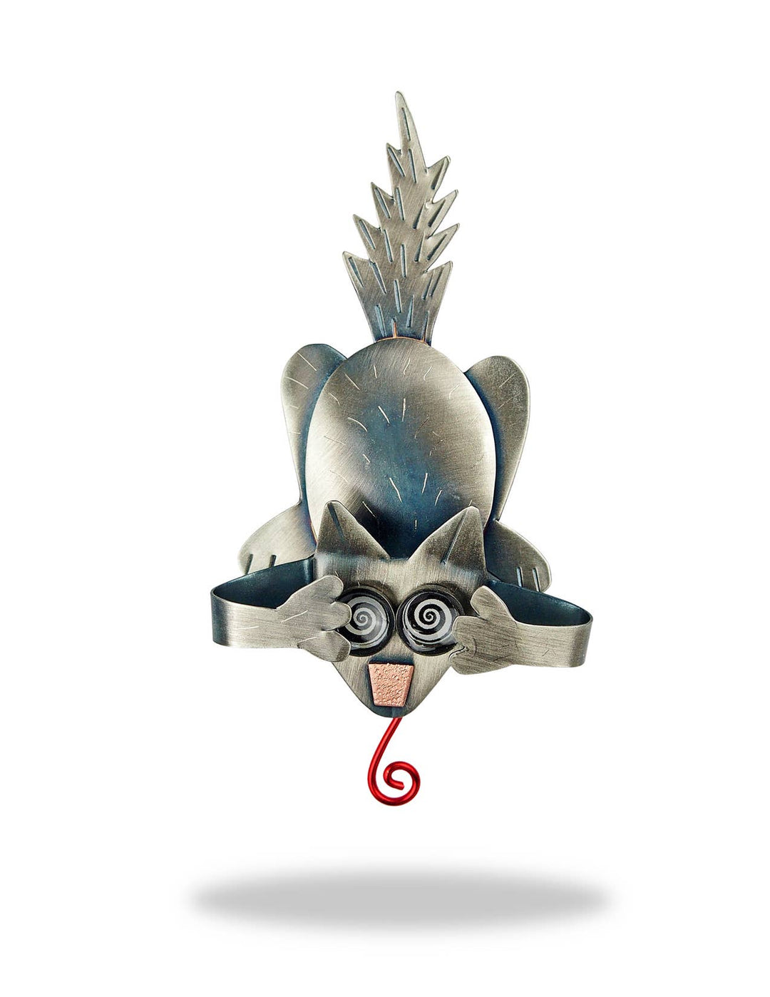 Fraidy Cat Pin/Pendant by Chickenscratch