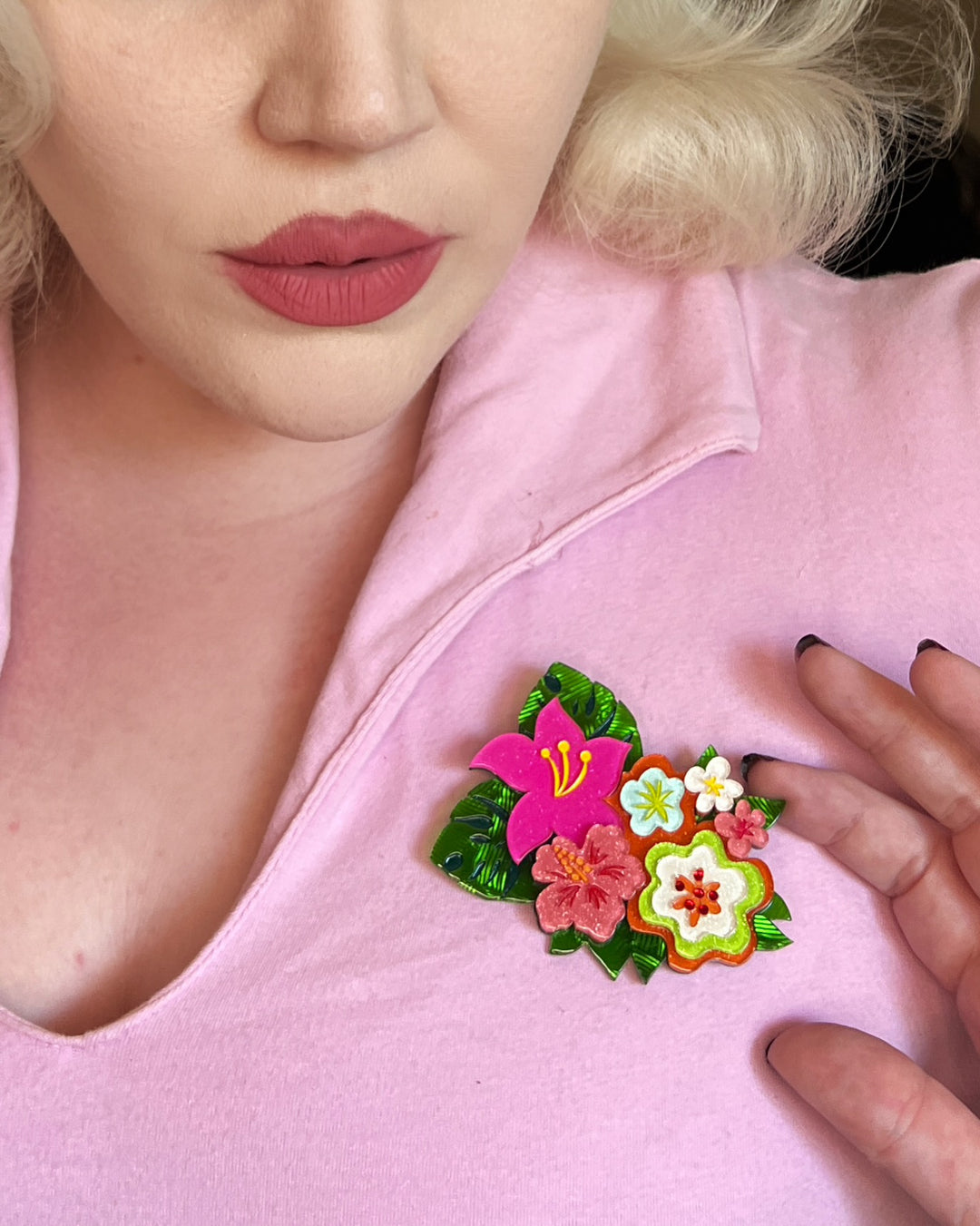 Floral Fantasy Brooch by Miss Fluff x Lipstick & Chrome