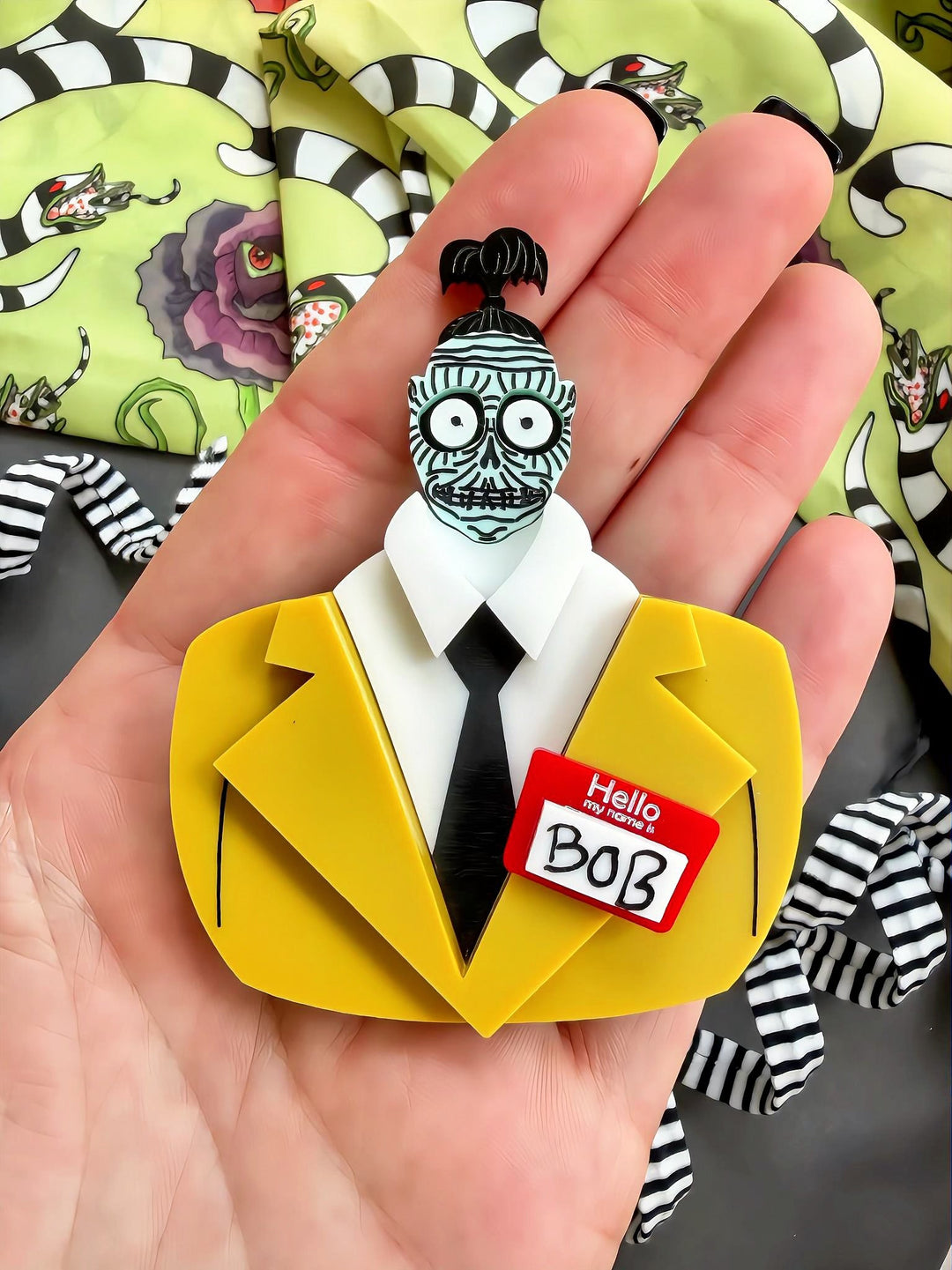 Bob Brooch - Weird Horror Statement Pin