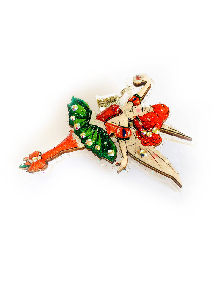 Christmas Fairy Brooch by Rosie Rose Parker