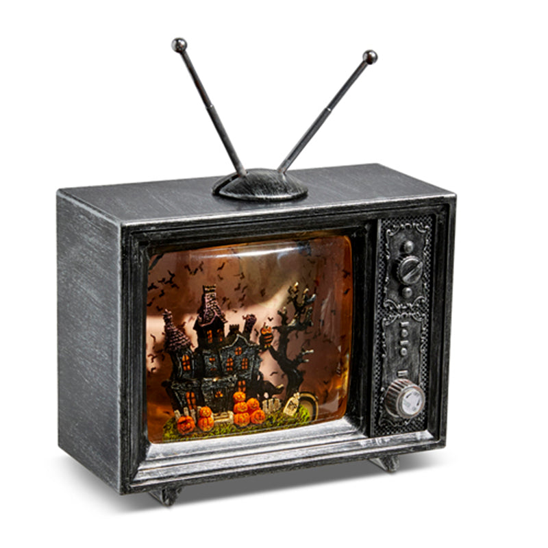 9" Haunted Manor Musical Lighted Water Tv by Raz Imports 