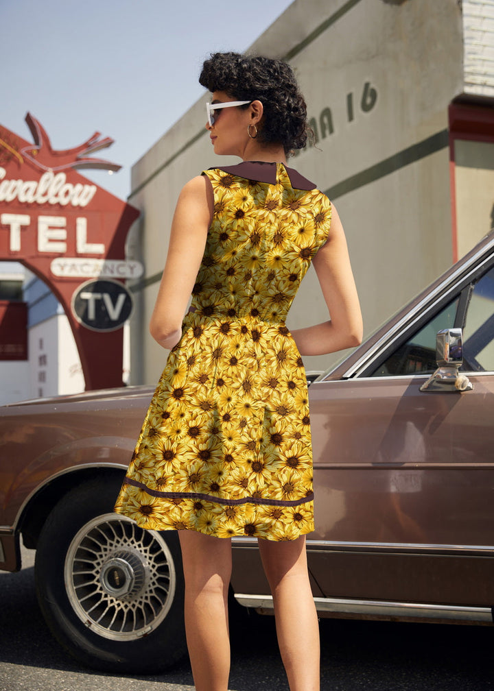 Sunflower Collared Dress