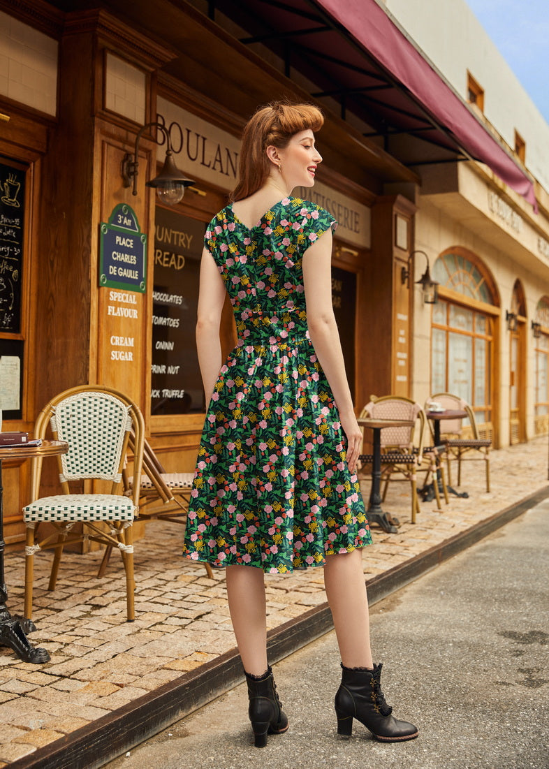 Floral Greta Dress - 4X only, 1 left!