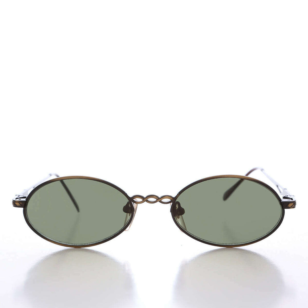 90s Fancy Oval Sunglasses - Fairburn