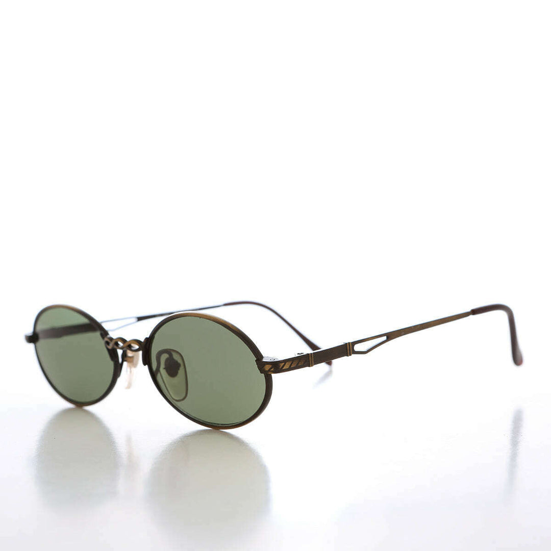 90s Fancy Oval Sunglasses - Fairburn