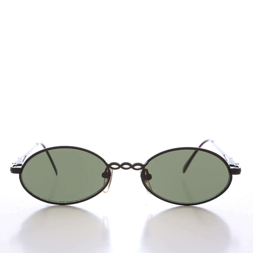 90s Fancy Oval Sunglasses - Fairburn