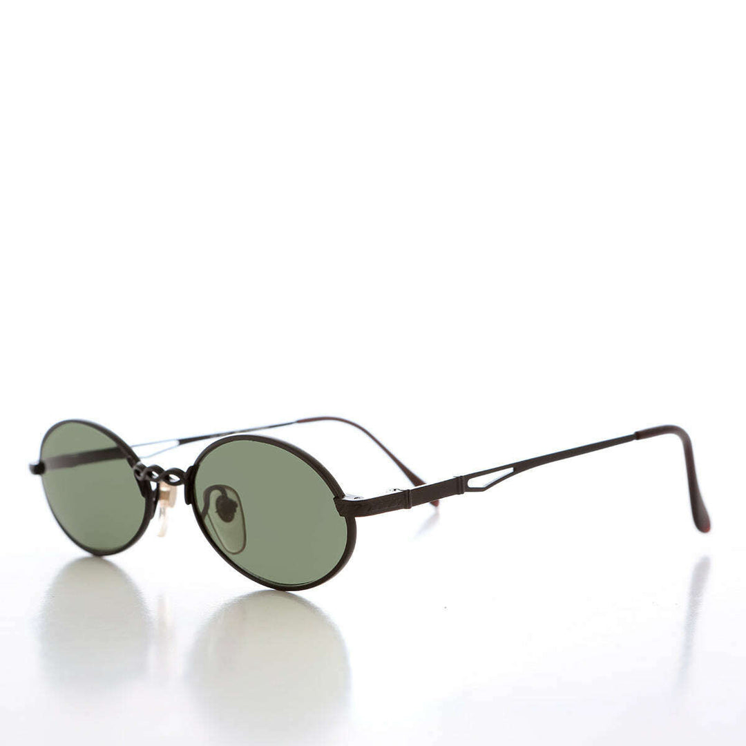 90s Fancy Oval Sunglasses - Fairburn