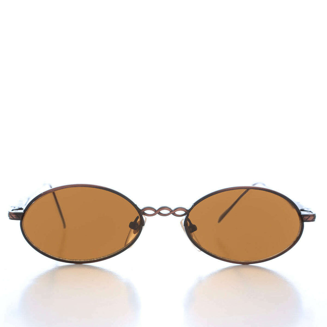 90s Fancy Oval Sunglasses - Fairburn