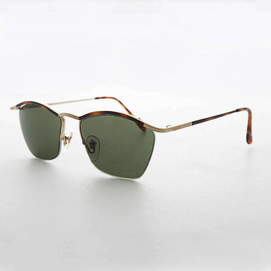 90s Gold Delicate Vintage Sunglass  - Francis