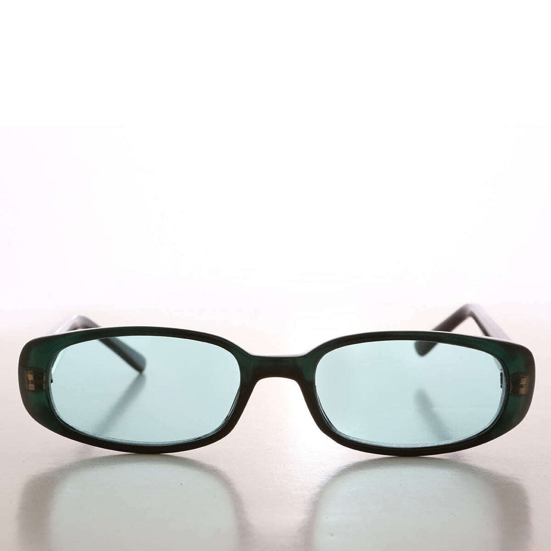 90s Mod Rectangular Sunglass Color Lens - Landis