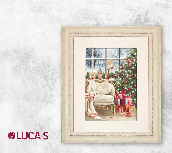 Christmas interior design B599L Counted Cross-Stitch Kit
