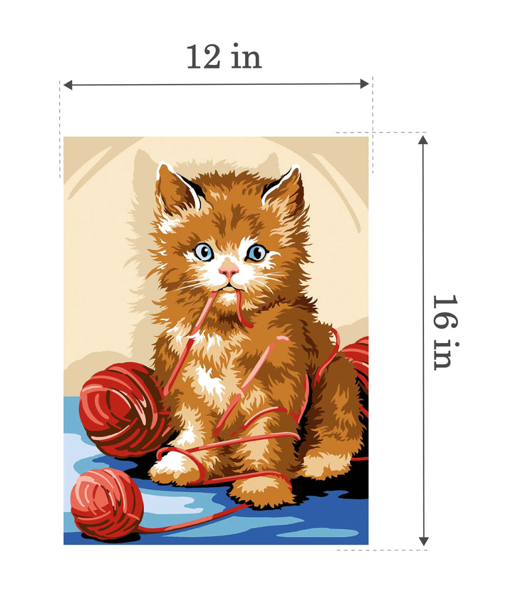 Needlepoint canvas for halfstitch without yarn Emberlificoter SE926.240 Seg De Paris Printed Tapestry Canvas