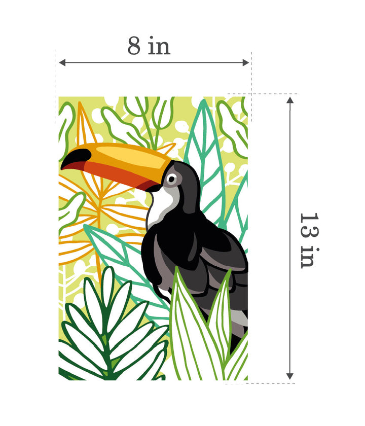 Needlepoint canvas for halfstitch without yarn Toucan Unit SEU928.390 Seg De Paris Printed Tapestry Canvas